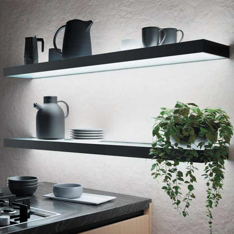 LED Glasbodenleuchte Teo mit Wippschalter