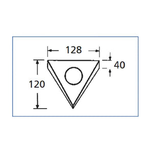 LED Unterbauleuchte Triangolo 