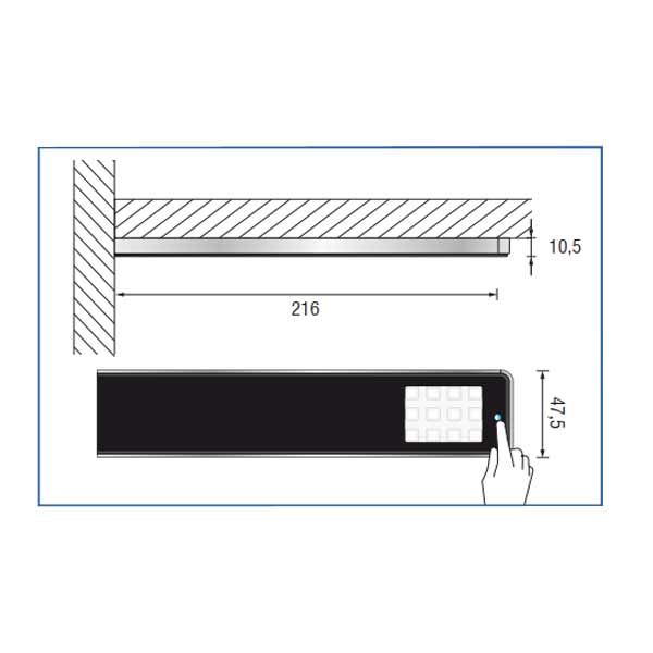 LED Key Panel Unterbauleuchte 