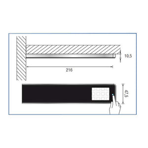 LED Key Panel Unterbauleuchte 