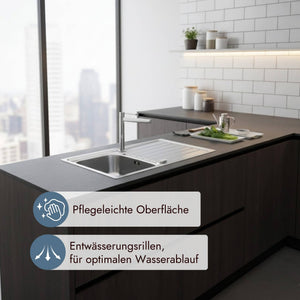 Franke Spark SKX 611-86 (50)Edelstahlspüle