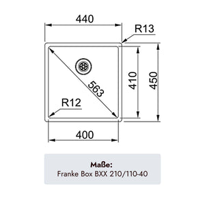 Franke Box BXX 210/110-40 Spüle