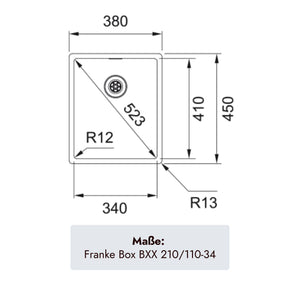 Franke Box BXX 210/110-34 Spüle