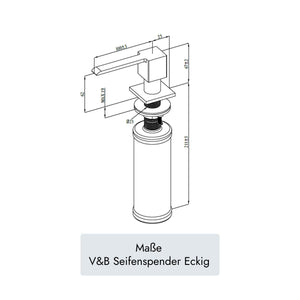 Villeroy & Boch Seifenspender eckig