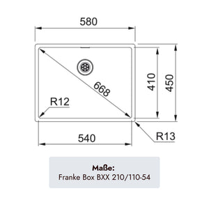 Franke Box BXX 210/110-54 Spüle