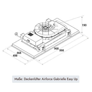 Airforce Gabrielle Easy Up Deckenlüfter