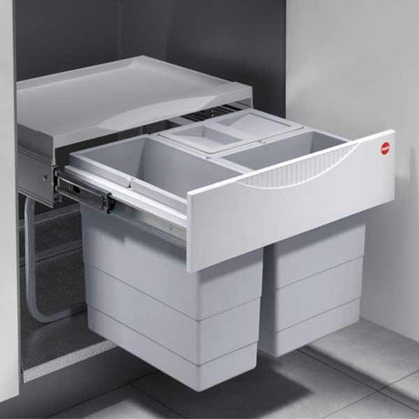 Hailo Raumspar-Tandem-S 2 x 8 + 1 x 12 Liter