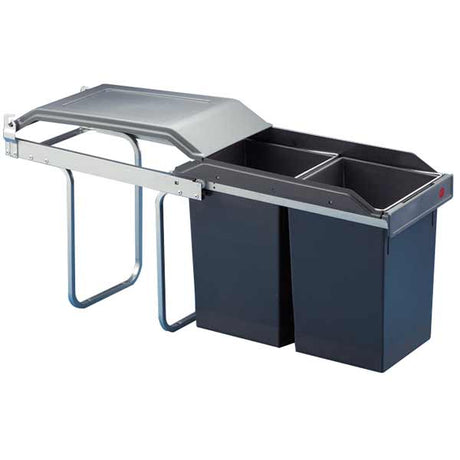 Hailo AS Tandem Abfallsammler 2 x 15 Liter