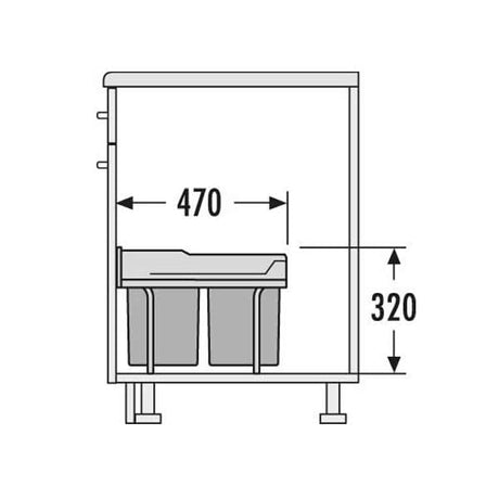 Hailo AS Raumspar Tandem 18/18 