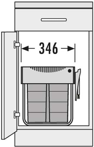 Hailo Raumspar-Tandem-Comfort 40 Liter

