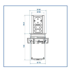 Bachmann Elevator Steckdose 