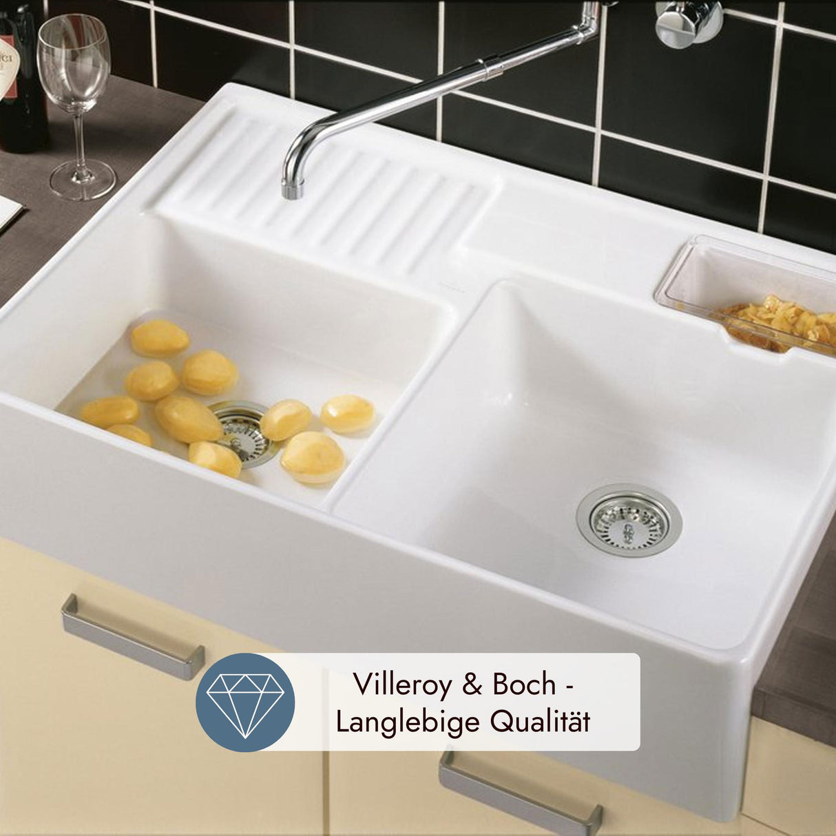 Villeroy & Boch Spülstein Doppelbecken