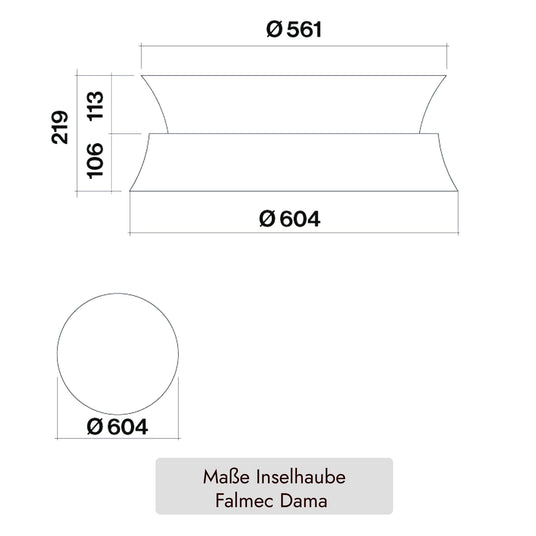 "Falmec Dama Inselhaube" von Falmec (Bild 7).  /  /