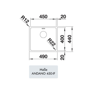 Blanco ANDANO 450-IF