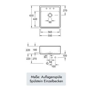 Villeroy & Boch Spülstein Einzelbecken