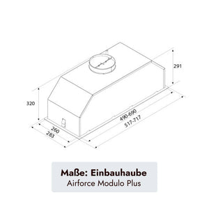 Airforce Modulo Plus Einbauhaube