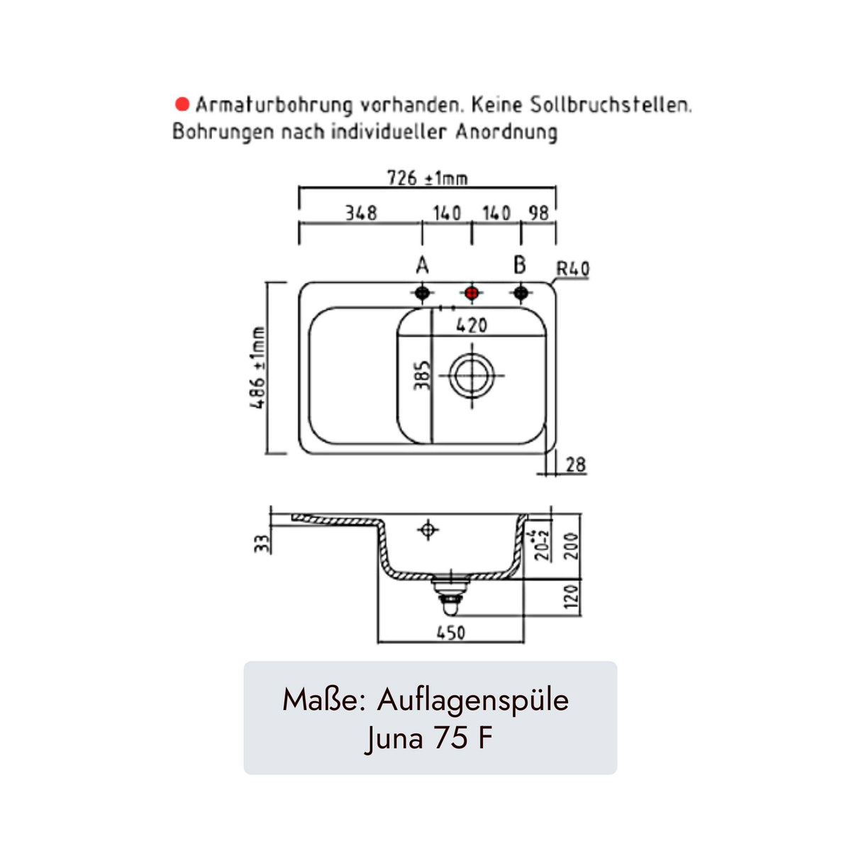 Systemceram Juna 75 F