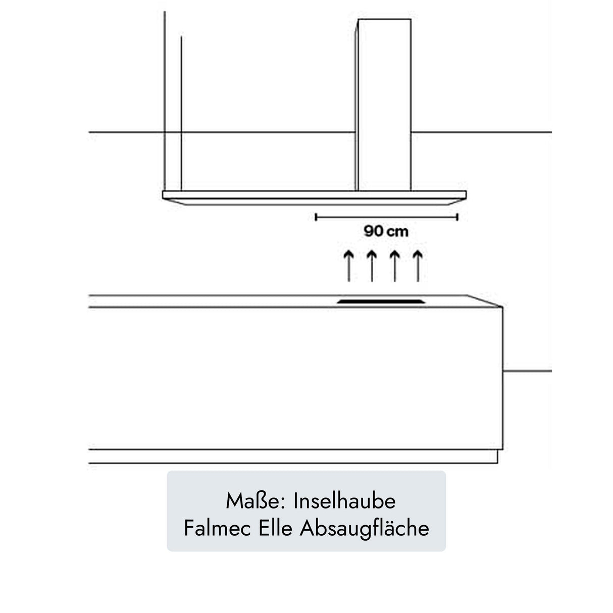 "Falmec Elle Inselhaube" von Falmec (Bild 8).  /  /