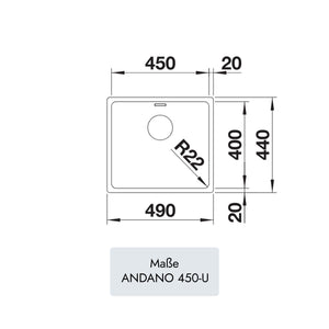 Blanco ANDANO 450-U
