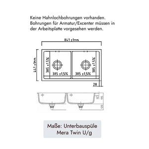 Systemceram Mera Twin U/g