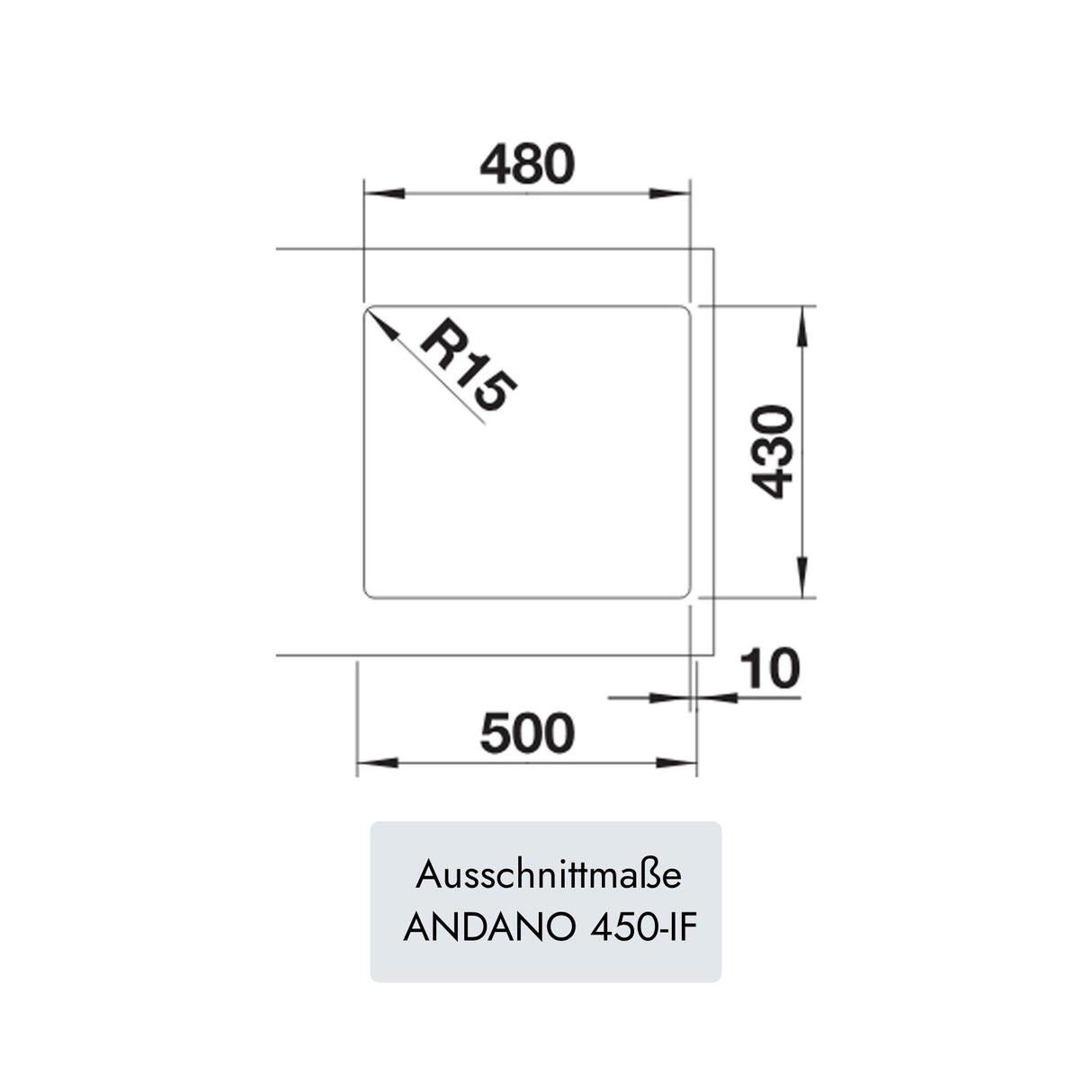 Blanco ANDANO 450-IF