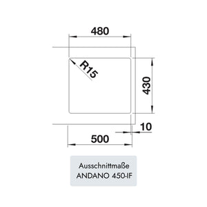 Blanco ANDANO 450-IF