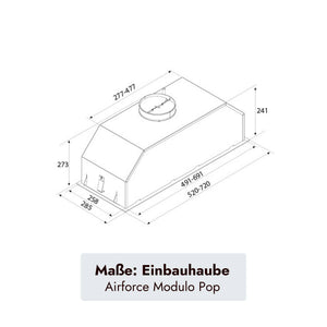 Airforce Modulo Pop Einbauhaube