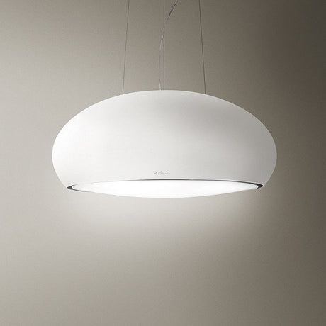 Elica Shell Inselhaube in weiß matt