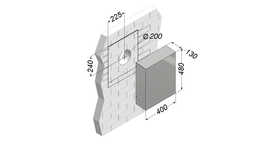 Novy Außenwandmotor 445-200