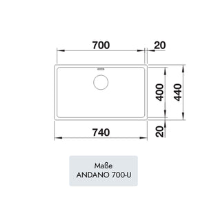 Blanco ANDANO 700-U