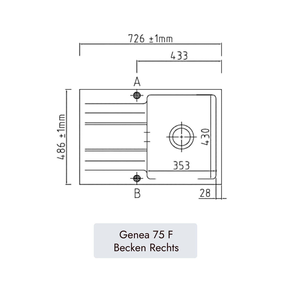 Systemceram Genea 75 F