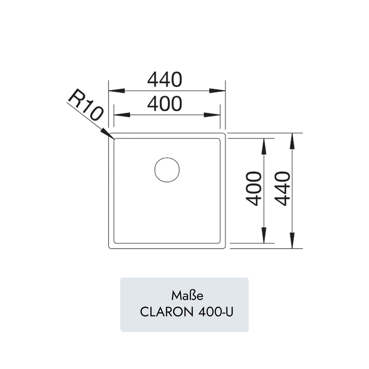Blanco CLARON 400-U