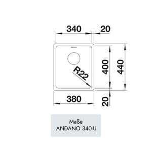Blanco ANDANO 340-U