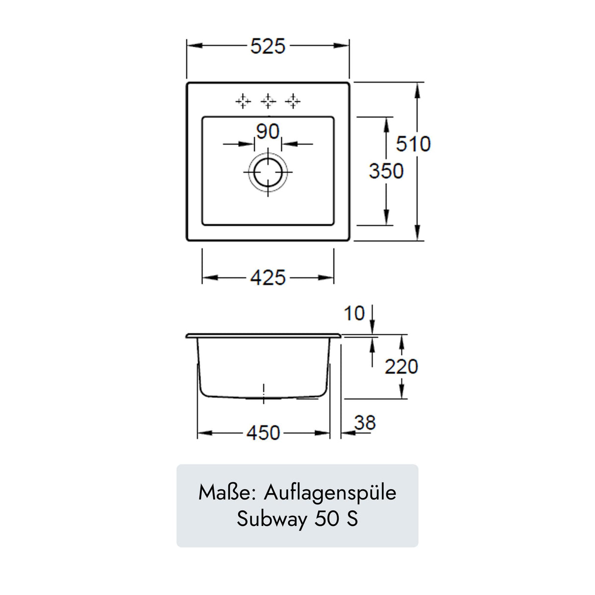 Villeroy & Boch Subway 50 S