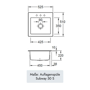 Villeroy & Boch Subway 50 S