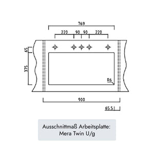 Systemceram Mera Twin U/g
