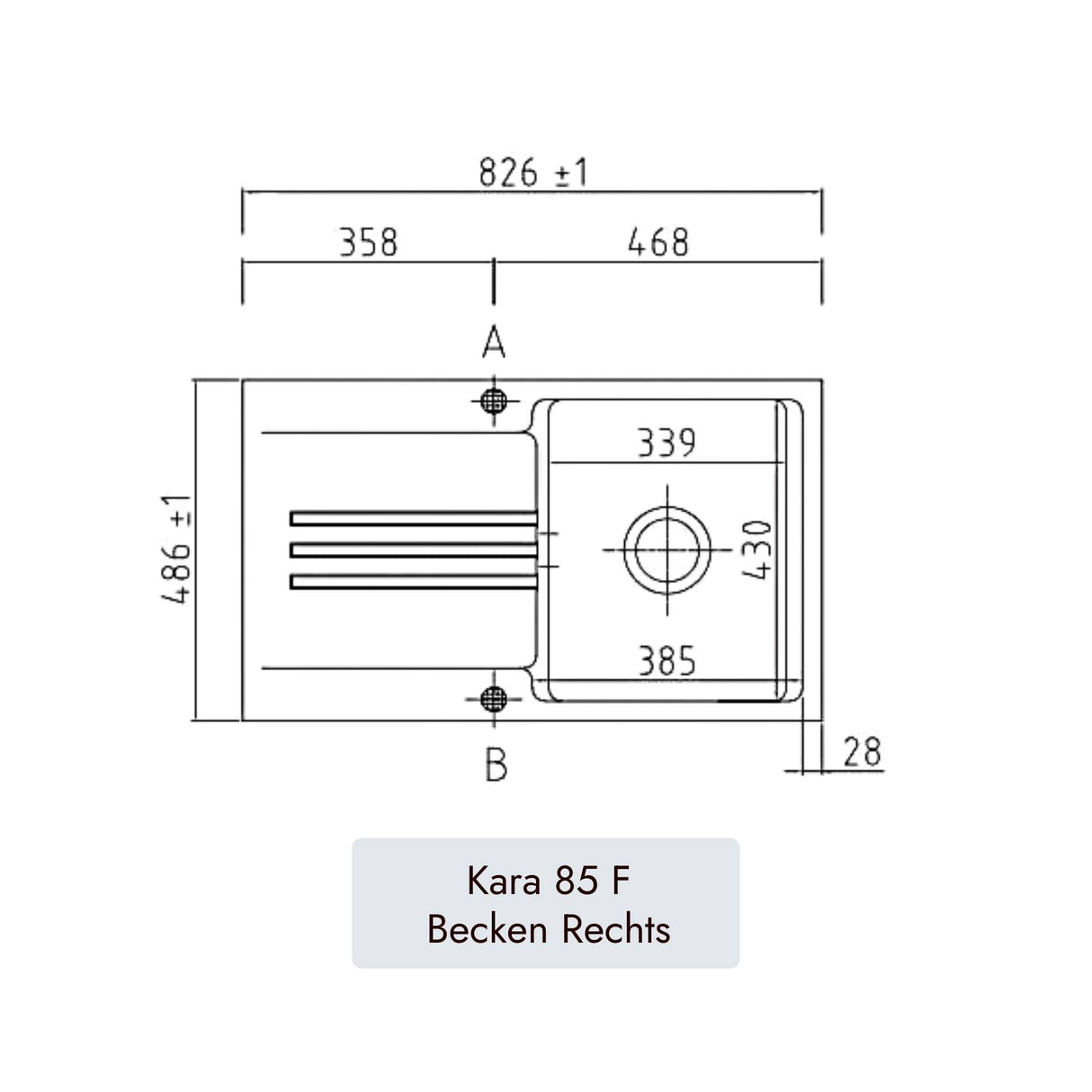 Systemceram Kara 85 F