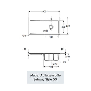 Villeroy & Boch Subway Style 50