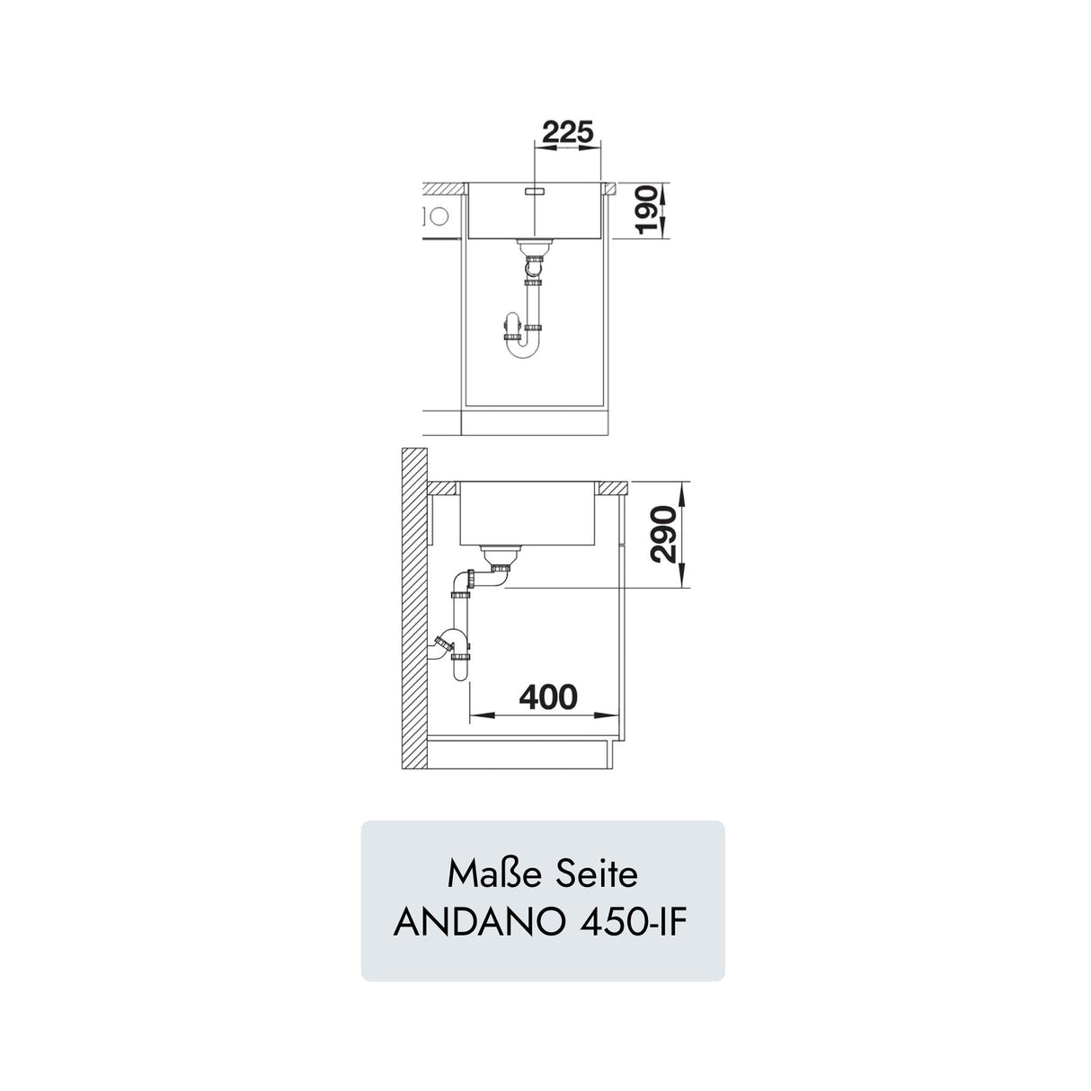 Blanco ANDANO 450-IF