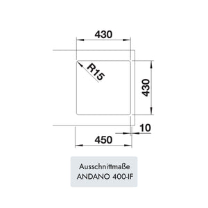 Blanco ANDANO 400-IF