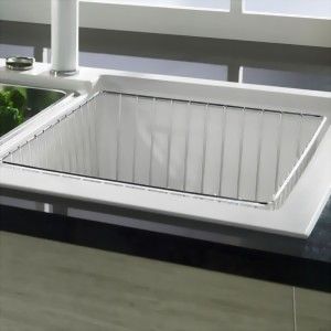 Geschirrkorb 610 Edelstahl für Keramikspüle Systemceram Genea 100