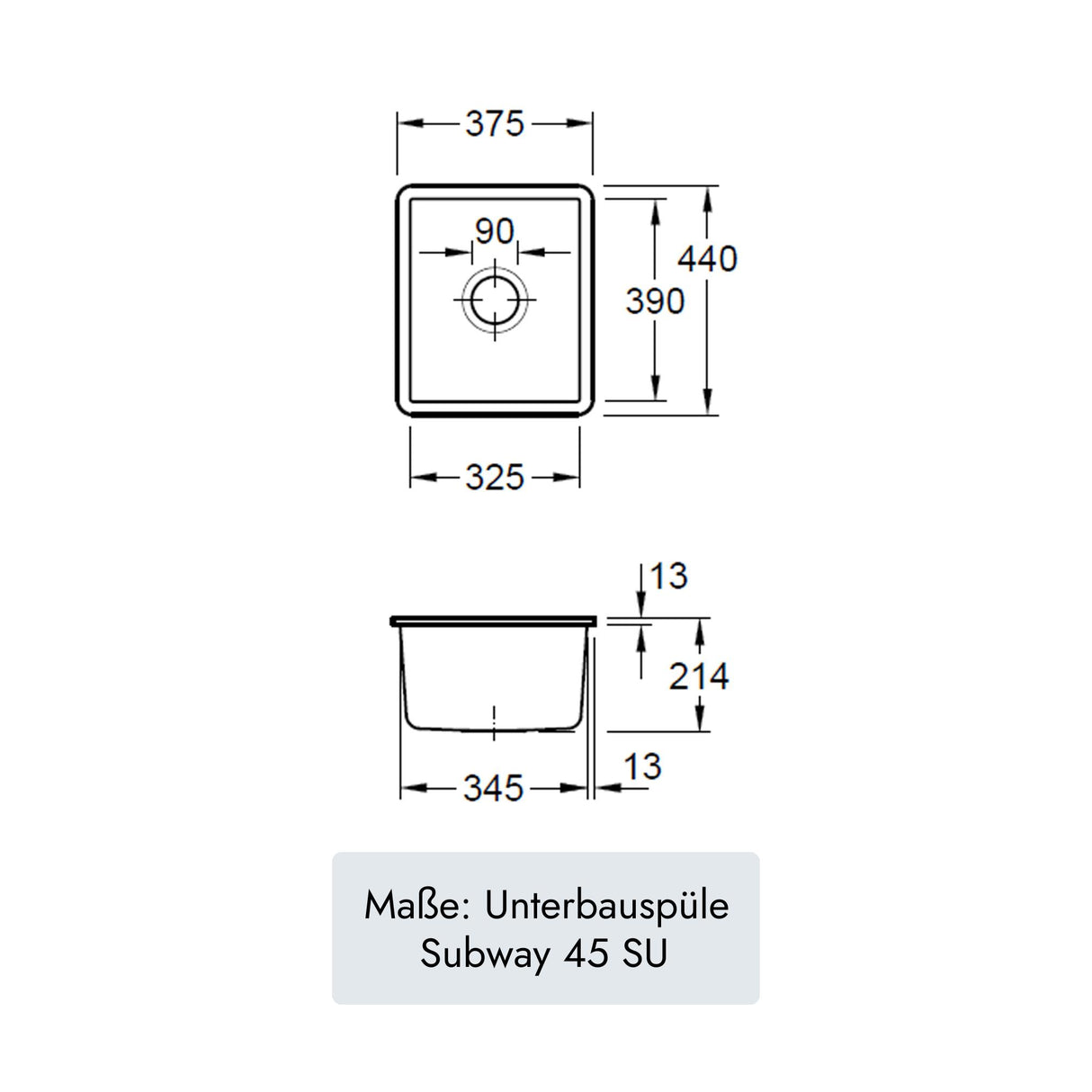 Villeroy & Boch Subway 45 SU
