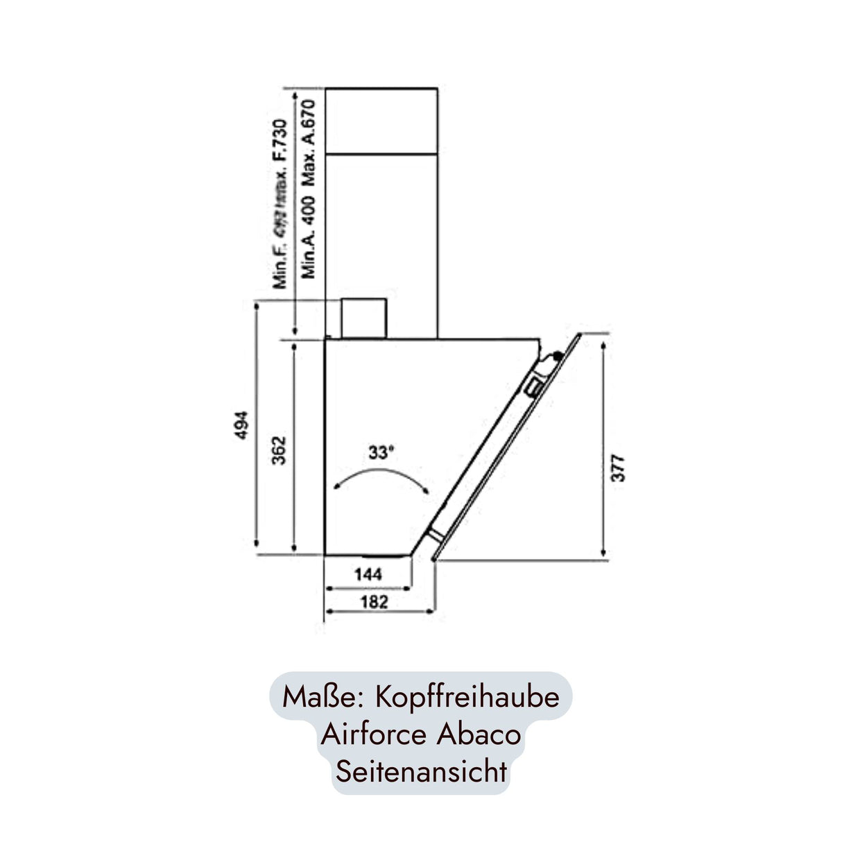 Airforce Abaco F203 Kopffreihaube