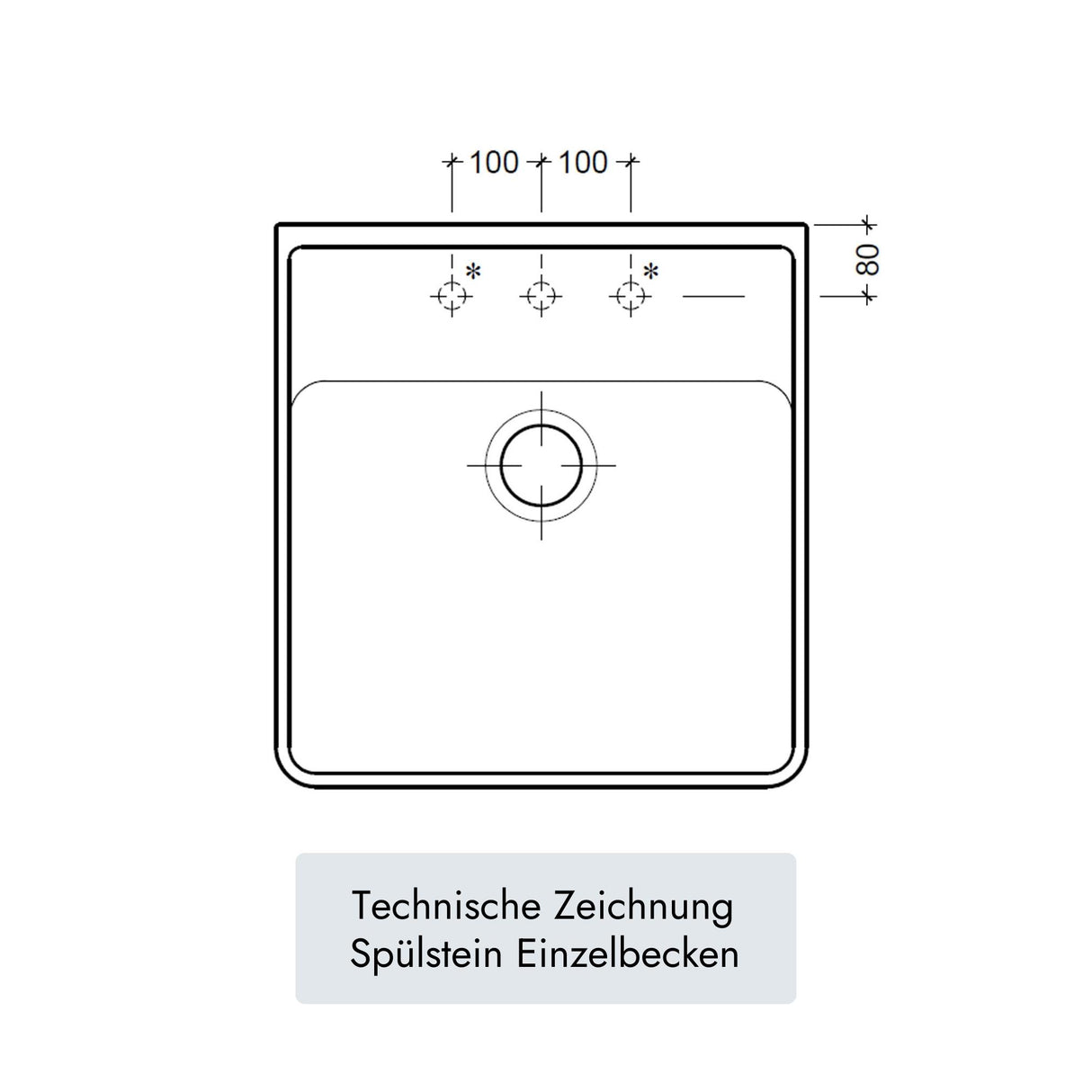 Villeroy & Boch Spülstein Einzelbecken