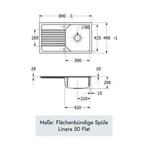 Villeroy & Boch Linara 50 Flat