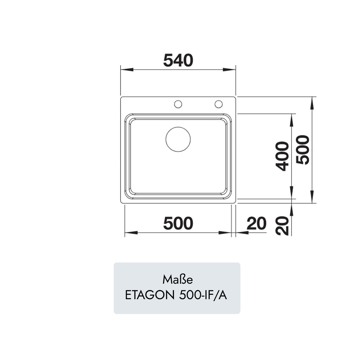 Blanco ETAGON 500-IF/A