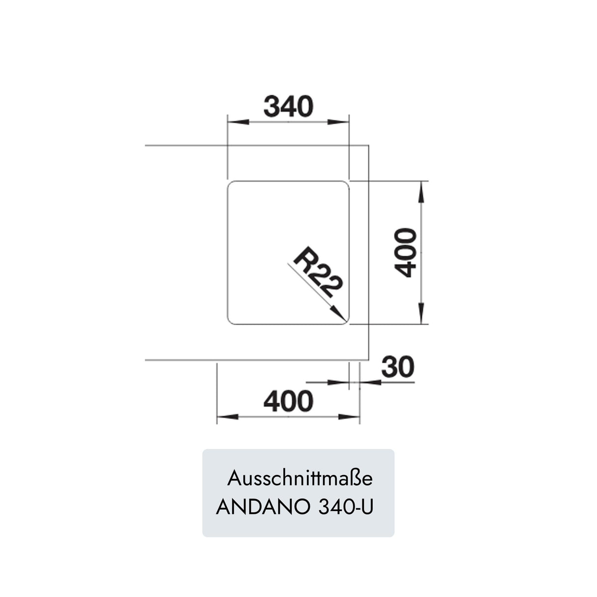 Blanco ANDANO 340-U
