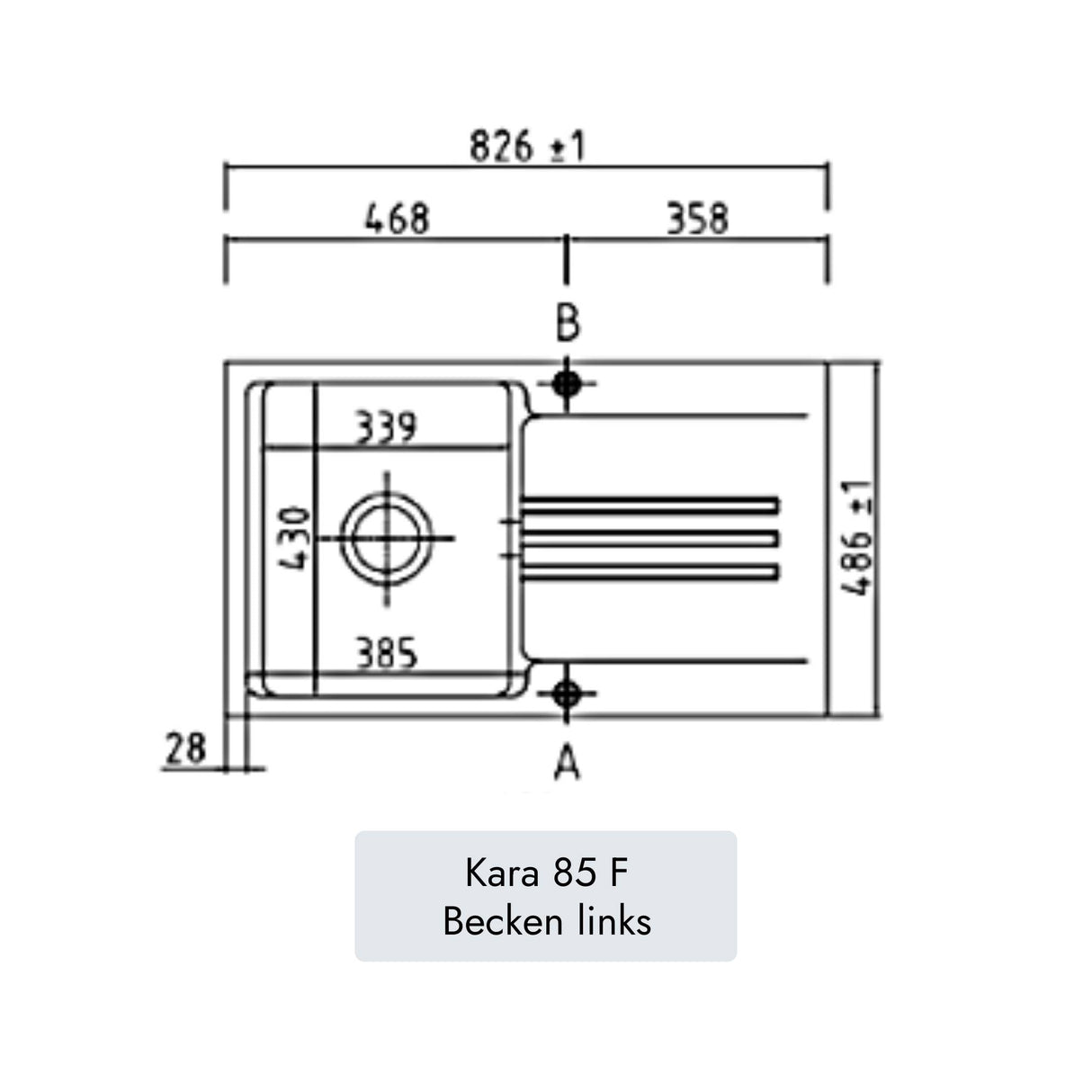 Systemceram Kara 85 F