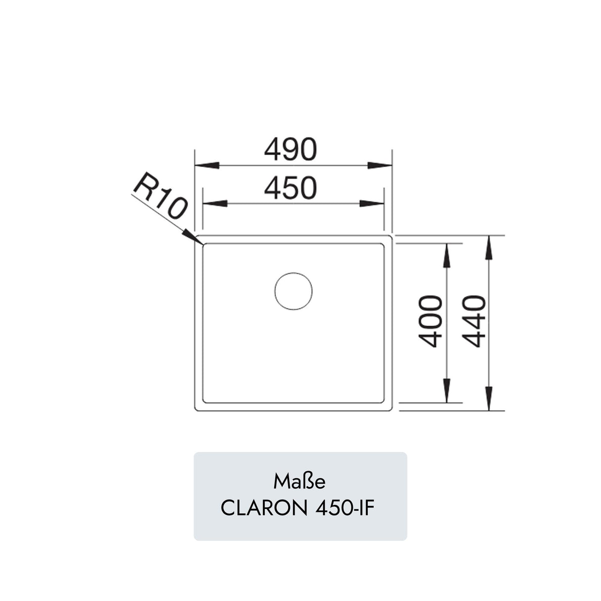 Blanco CLARON 450-IF
