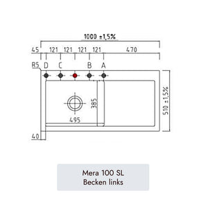 Systemceram Mera 100 SL